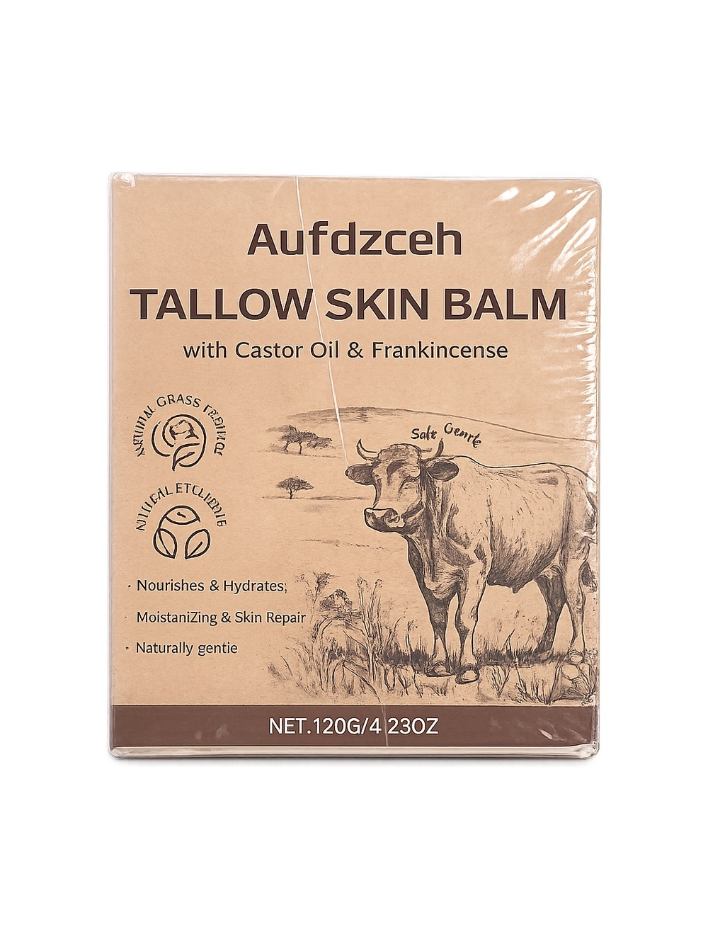 Tallow Skin Balm with Castor Oil & Frankincense - Beige